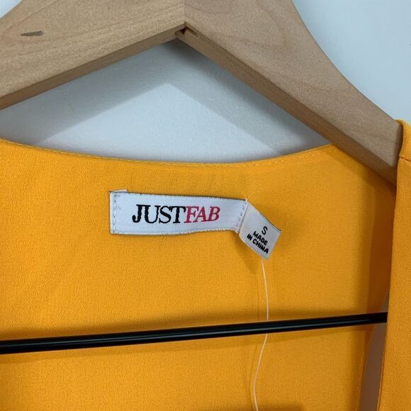 JustFab Yellow Tank Blouse - Picture 2 of 6